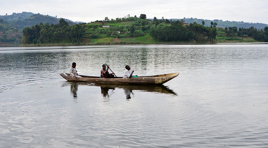 Lake George in Queen Elizabeth National Park