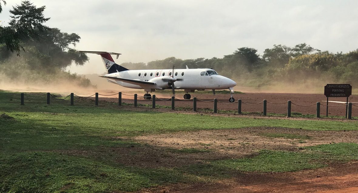 Pakuba Airstrip and airfield in Murchison falls national park