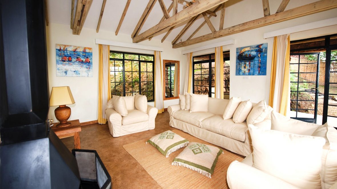 Clouds Mountain Lodge In Bwindi Nkuringo sector .