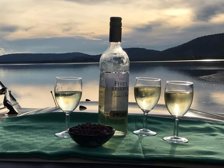 Lake Rwanyakazinga In Akagera National Park Rwanda