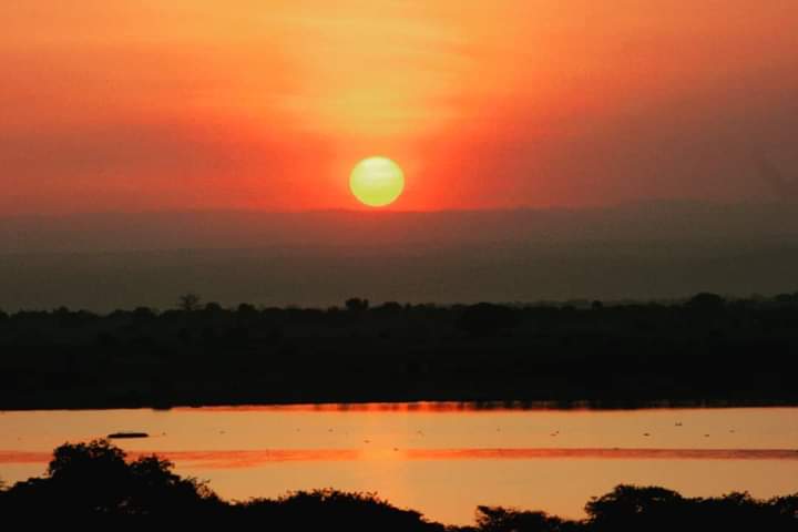 Lake Hago In Akagera National Park Rwanda