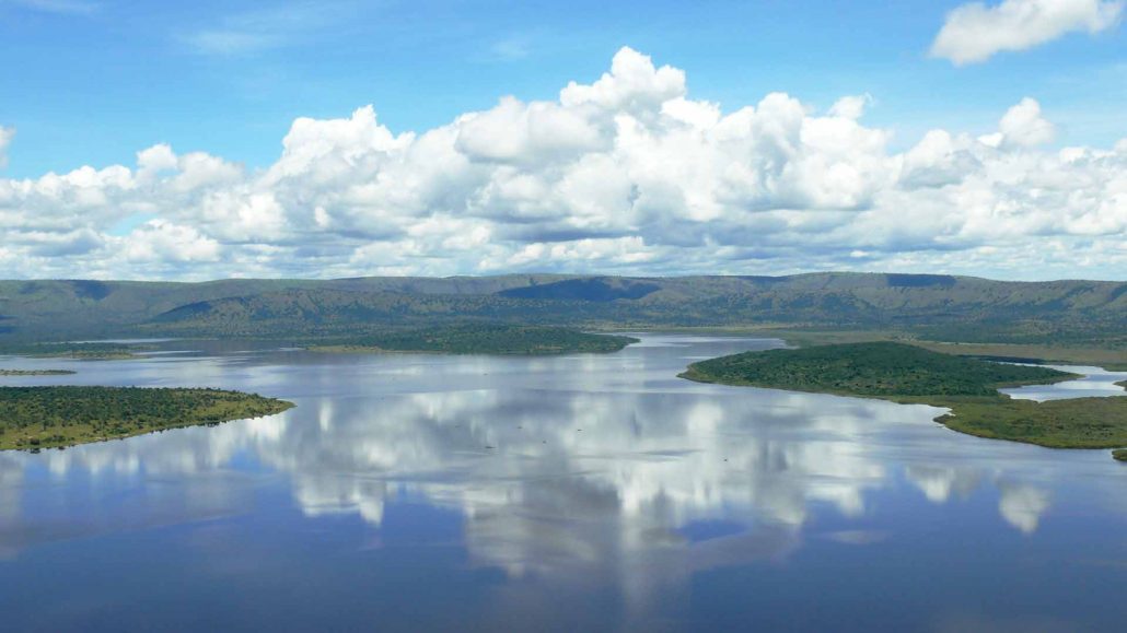 Lake Mihindi In Akagera National Park Rwanda